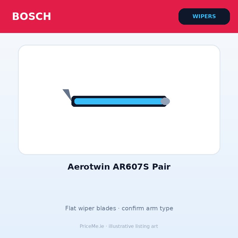 Bosch Aerotwin AR607S Wiper Blades Pair