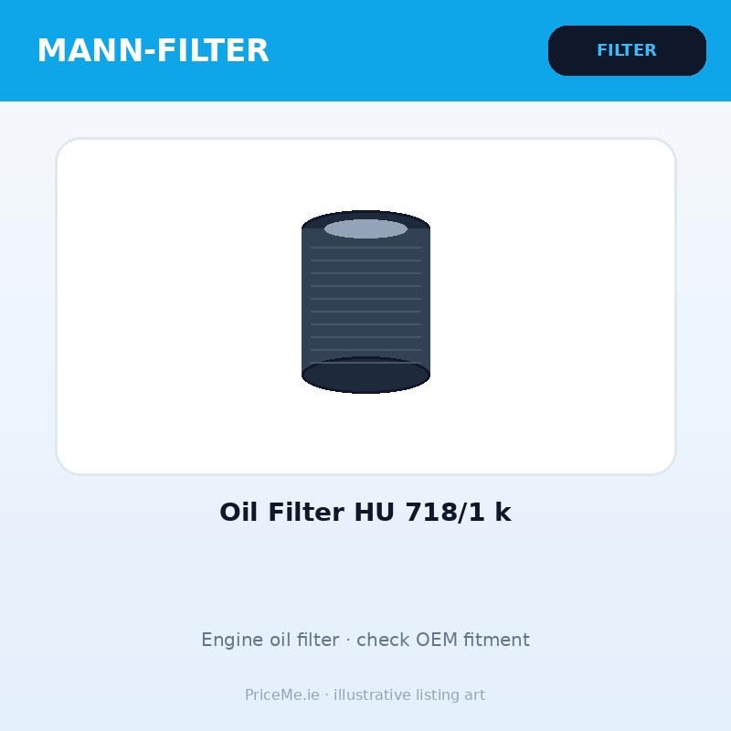 Mann-Filter Oil Filter HU 718/1 k